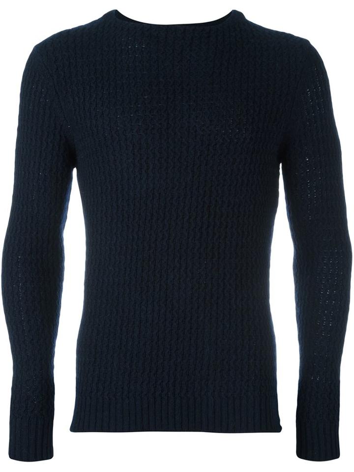 The Gigi 'roddye' Jumper, Men's, Size: Small, Blue, Wool/alpaca