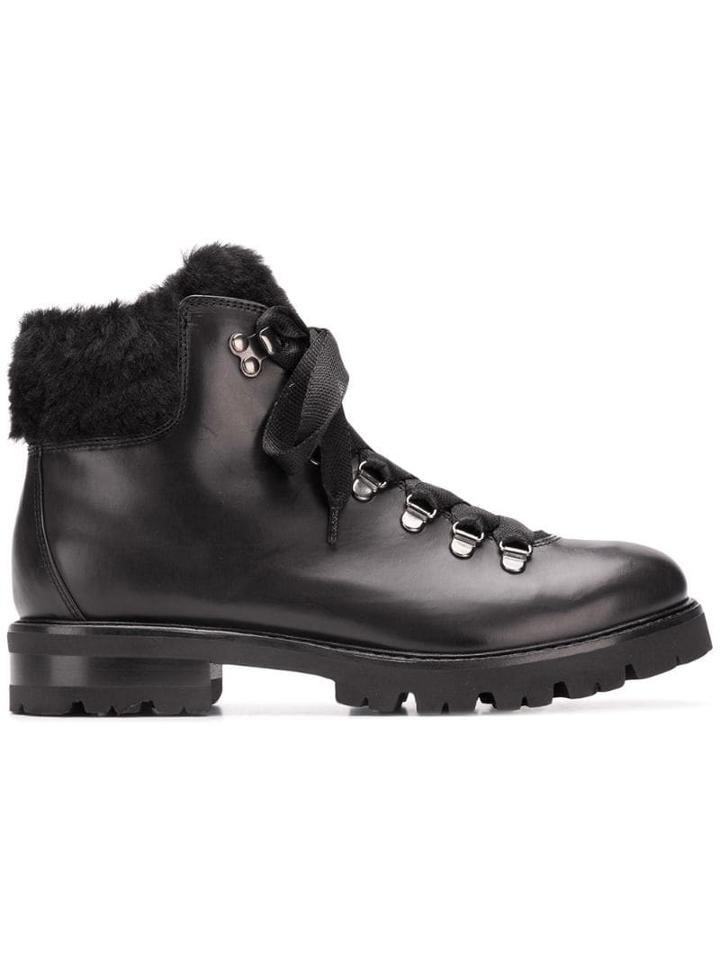 Agl Lace-up Ankle Boots - Black