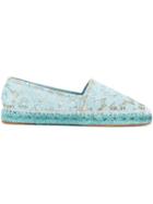 Dolce & Gabbana Lace Espadrilles - Blue