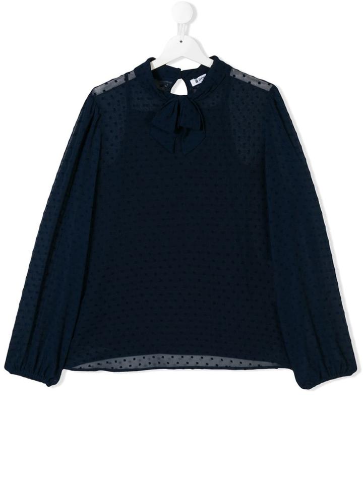 Dondup Kids Teen Embroidered Blouse - Blue