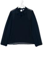 Dondup Kids Teen Embroidered Blouse - Blue