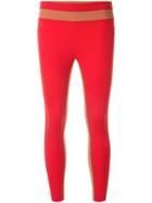 Vaara Flo Tuxedo Leggings - Red