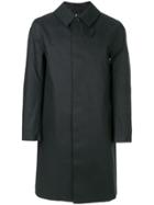 Mackintosh Tailored Fitted Coat - Black