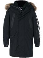 Dsquared2 Fur Hooded Parka - Black