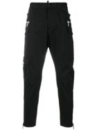 Dsquared2 Zip-detail Cropped Trousers - Black