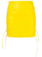 Manokhi Biker Skirt - Yellow & Orange