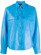 Cédric Charlier Chest Pocket Shirt - Blue