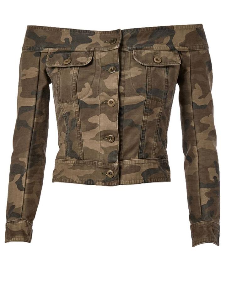 Faith Connexion Off-shoulders Denim Jacket
