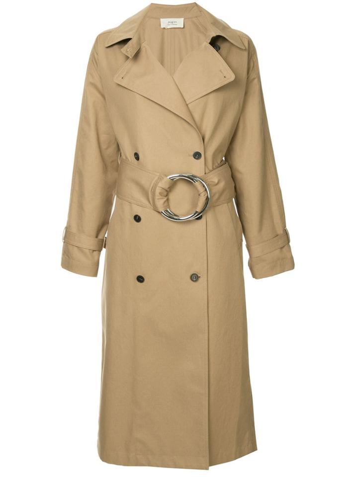 Ports 1961 O-ring Belted Trench Coat - Brown
