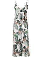 Suboo Jungle Print Dress - Multicolour