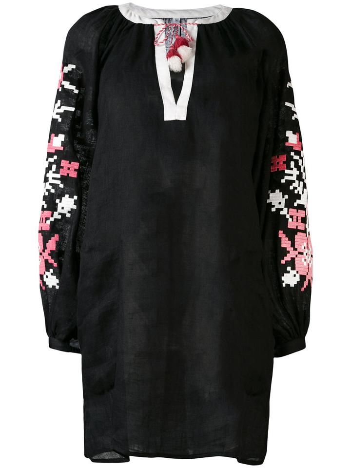 March 11 - Adele Dress - Women - Linen/flax - M, Black, Linen/flax