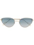 Cartier Cat Eye Sunglasses - Gold