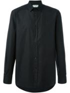 Saint Laurent Classic Formal Shirt, Men's, Size: 40, Black, Cotton