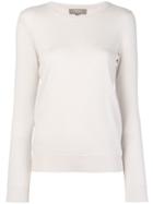 N.peal Round Neck Knitted Sweater - Neutrals