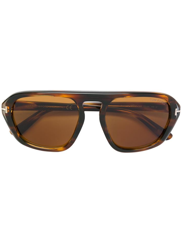 Tom Ford Eyewear David 02 Sunglasses - Brown