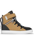 Myswear Regent Hi-top Sneakers, Men's, Size: 41, Nude/neutrals, Leather/rubber