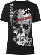 Philipp Plein 'game Over' T-shirt, Men's, Size: Small, Black, Cotton