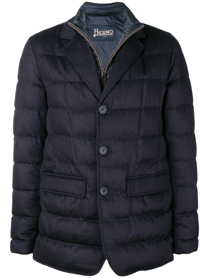 Herno Double Layer Padded Jacket - Blue