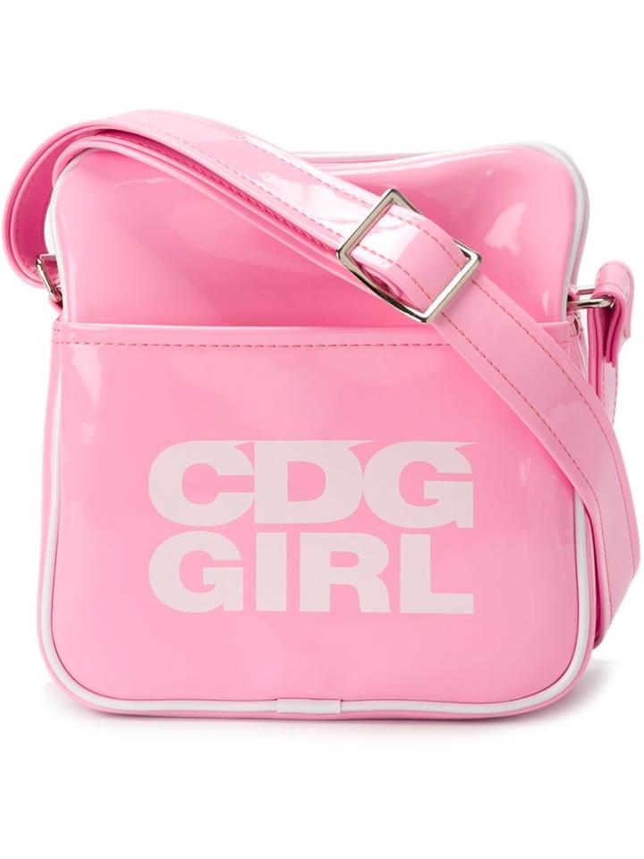 Comme Des Garçons Girl Logo Lacquer Shoulder Bag