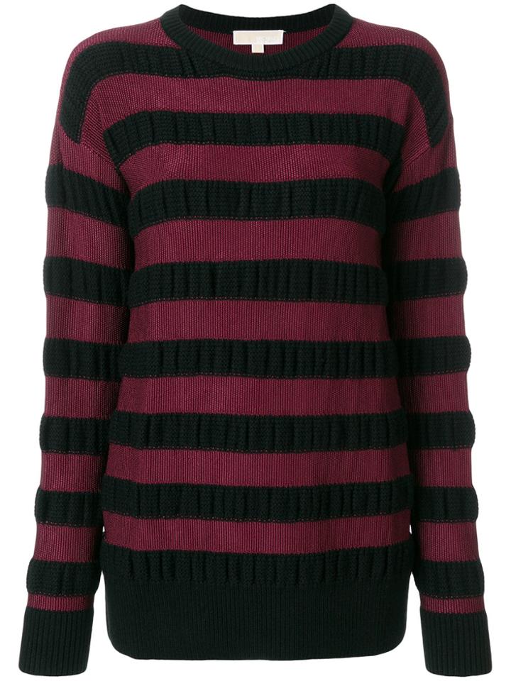 Michael Michael Kors Striped Jumper - Red