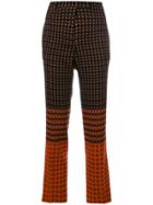 Etro Printed Cropped Trousers - Black