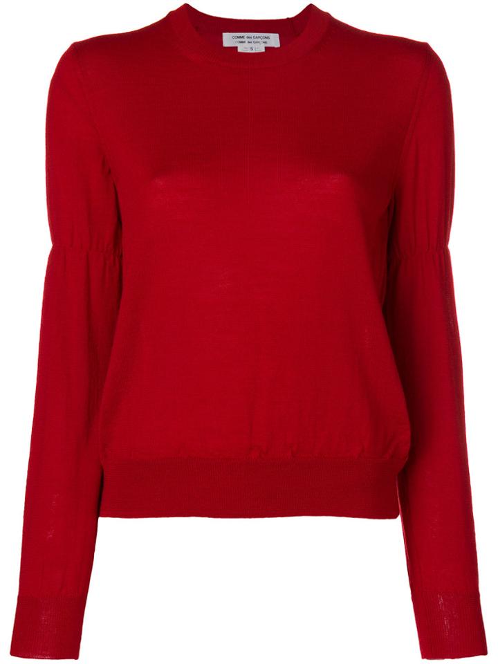 Comme Des Garçons Comme Des Garçons Gathered Sleeve Jumper