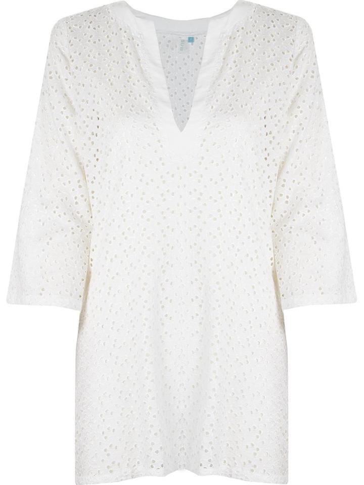 Sub V-neck Kaftan, Women's, Size: P, White, Viscose