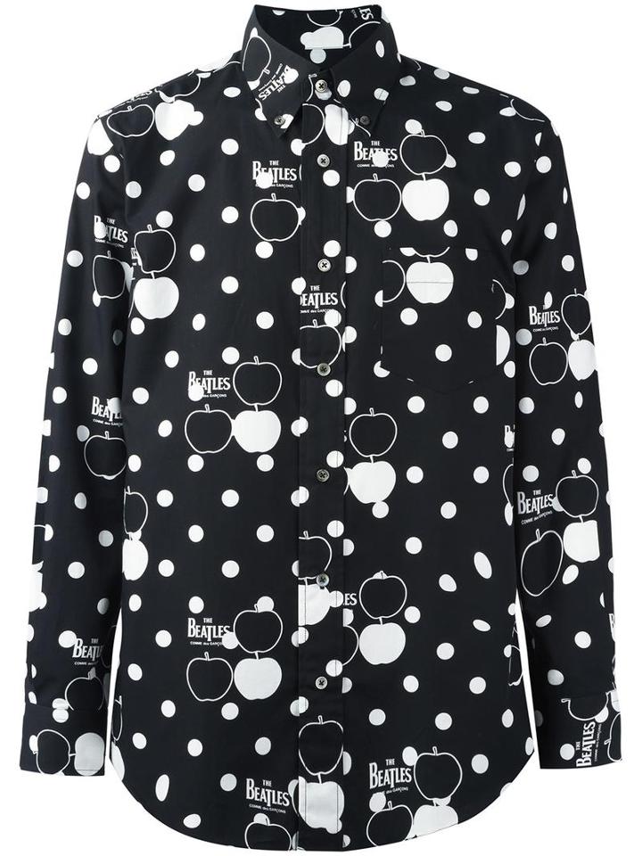 Comme Des Garçons Dots Shirt, Men's, Size: Xl, Black, Cotton