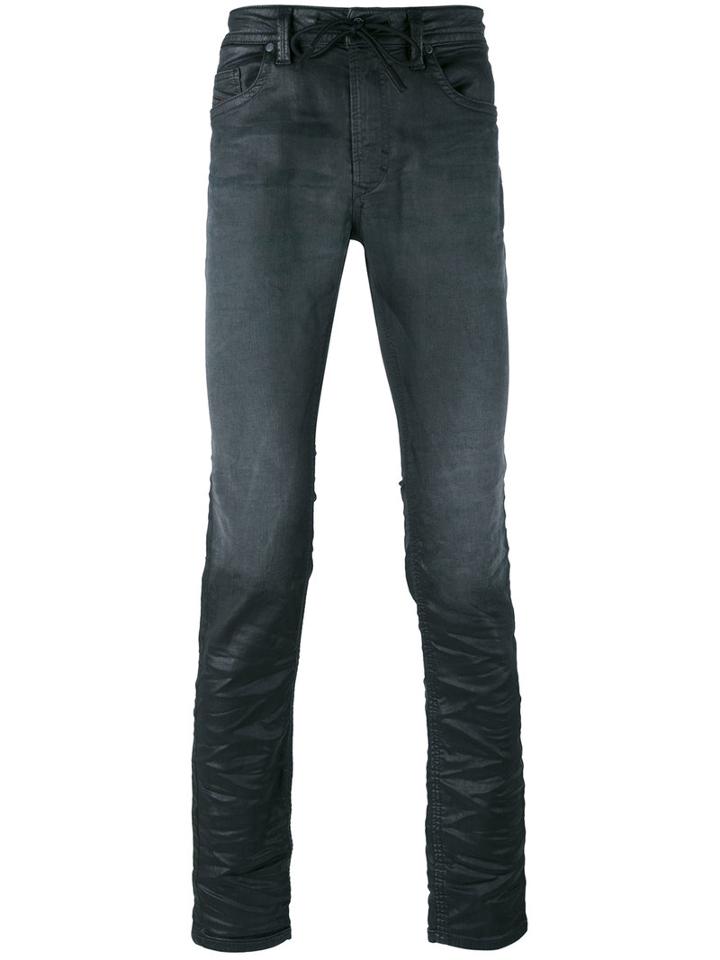Diesel - Straight Jeans - Men - Cotton/polyester/spandex/elastane - 32, Grey, Cotton/polyester/spandex/elastane