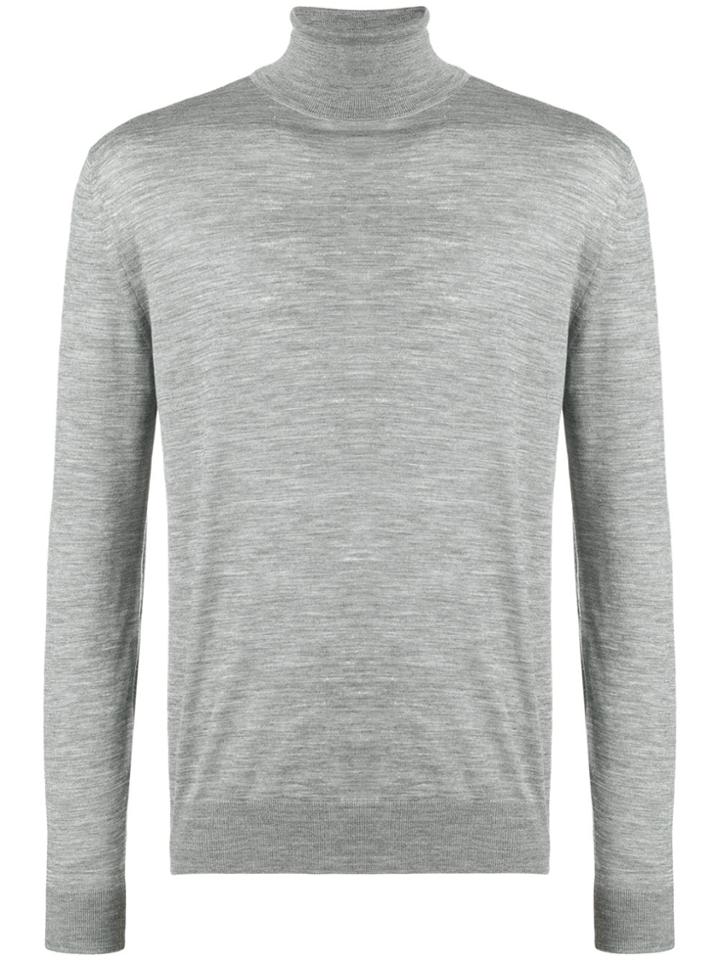 Prada Roll Neck Jumper - Grey