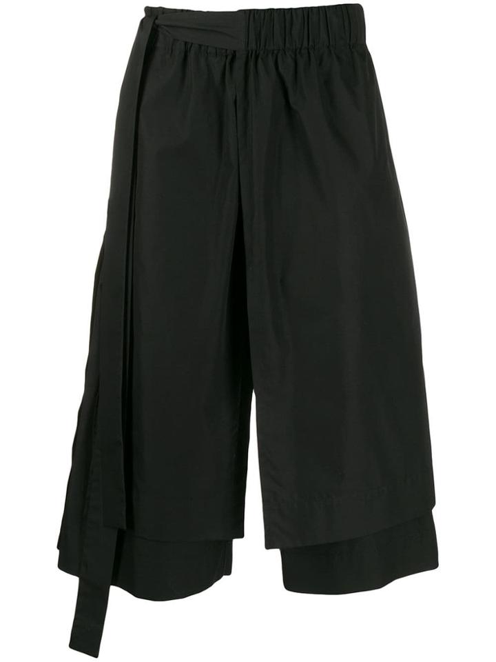 Craig Green Layered Wide Track Shorts - Black