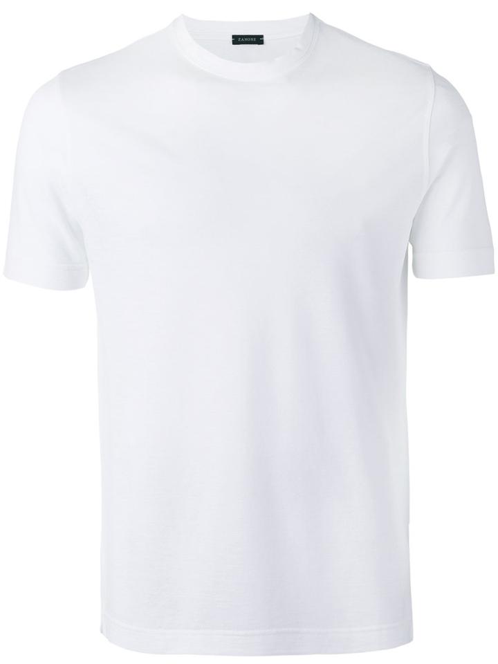 Zanone - Crew Neck T-shirt - Men - Cotton - 54, White, Cotton