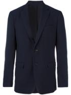 Salvatore Ferragamo Virgin Wool Blazer, Men's, Size: 58, Blue, Wool