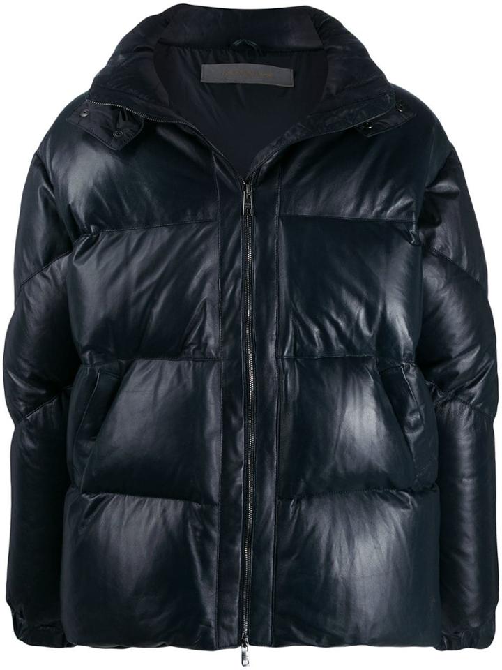 Giorgio Brato Hooded Padded Jacket - Blue