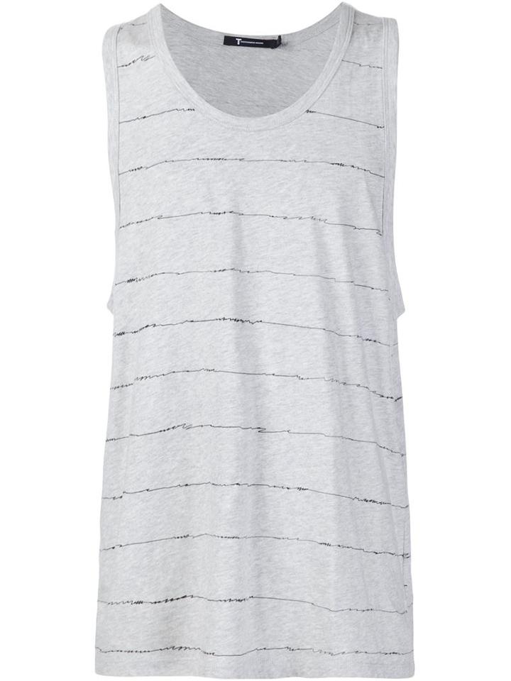 T By Alexander Wang Scribble Print Tank Top