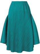 Pleats Please By Issey Miyake Pleated Midi Skirt - Green