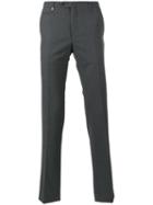 Corneliani Tailored Trousers, Men's, Size: 54, Grey, Virgin Wool