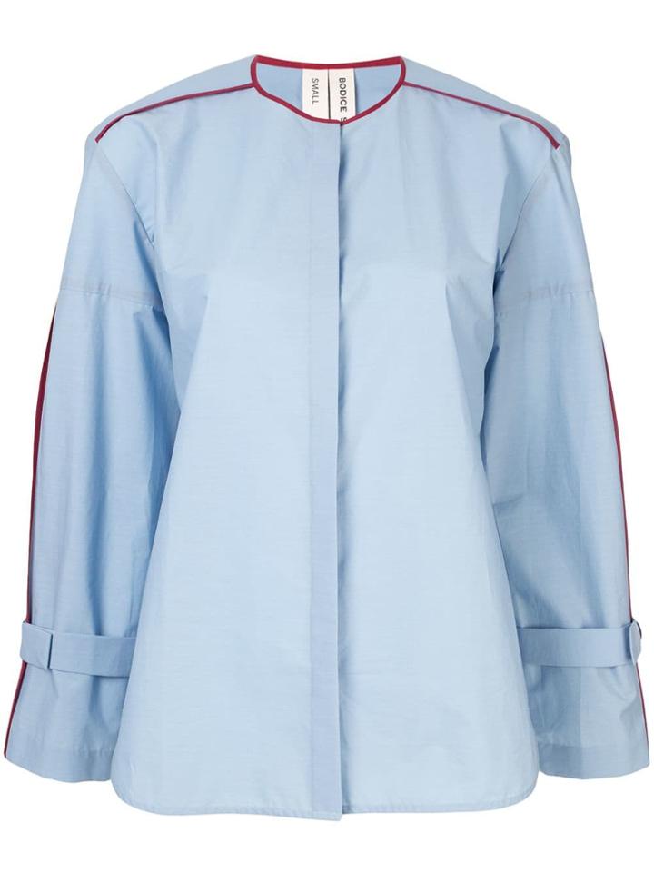 Bodice Studio Contrast Trim Shirt - Blue