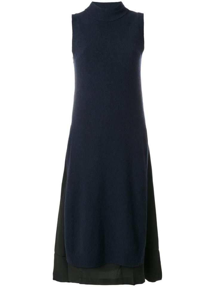 Joseph Sleeveless Sweater-dress - Blue
