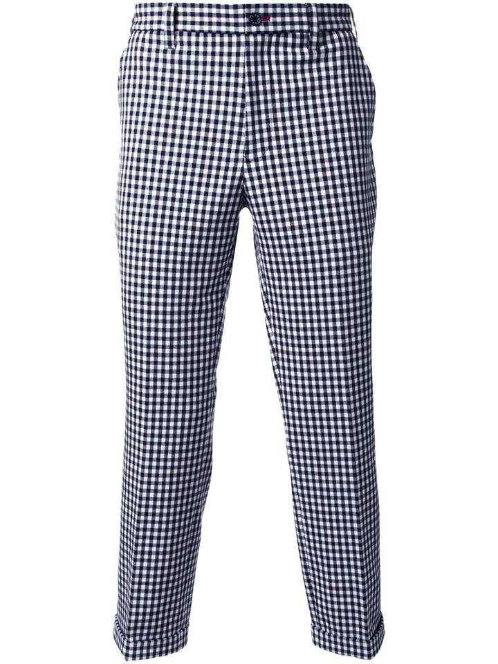 Loveless Checked Cropped Trousers