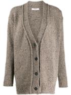 Liska V-neck Cardigan - Grey