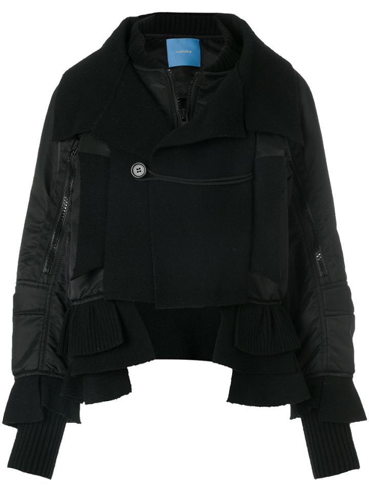 Undercover Cropped Jacket - Black