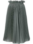 Ter Et Bantine High-waist Check Skirt - Grey