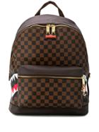 Sprayground Chequerboard Backpack - Brown