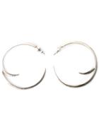 Cat Claw Hoop Earrings, Women's, Metallic, Shaun Leane