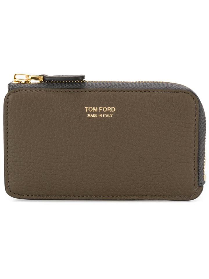 Tom Ford Around Zip Wallet - Brown