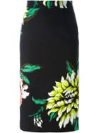 Marco Bologna Flower Print Pencil Skirt