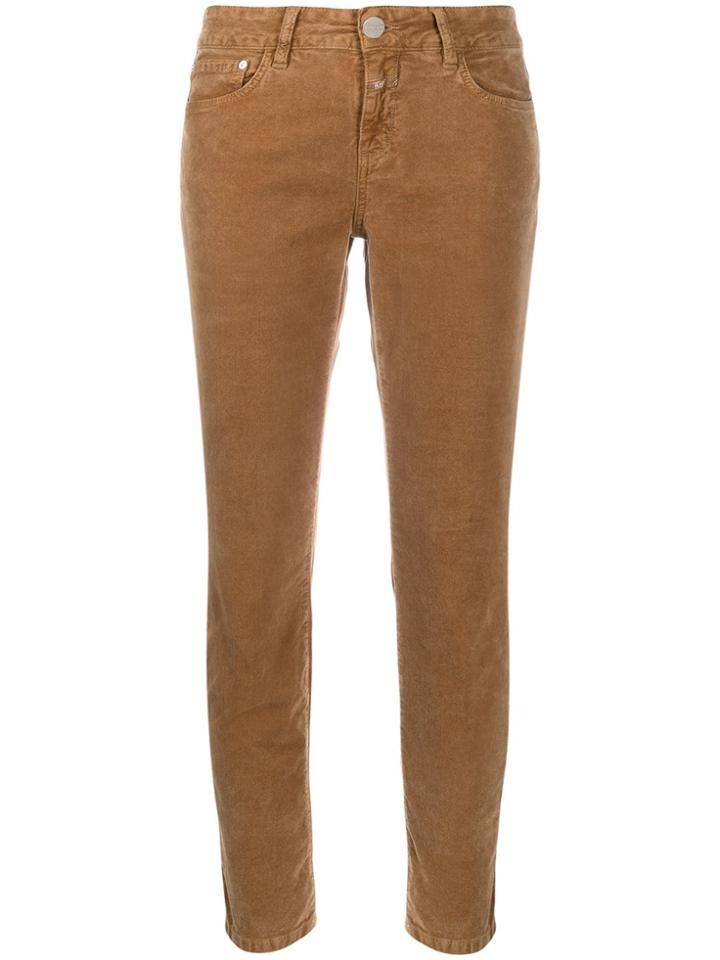 Closed Mid-rise Skinny Jeans - Brown