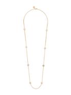 Tory Burch Logo Charm Necklace - Gold