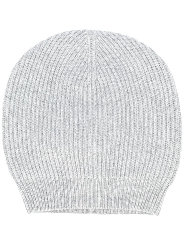 Fabiana Filippi Ribbed Knit Cardigan - Grey